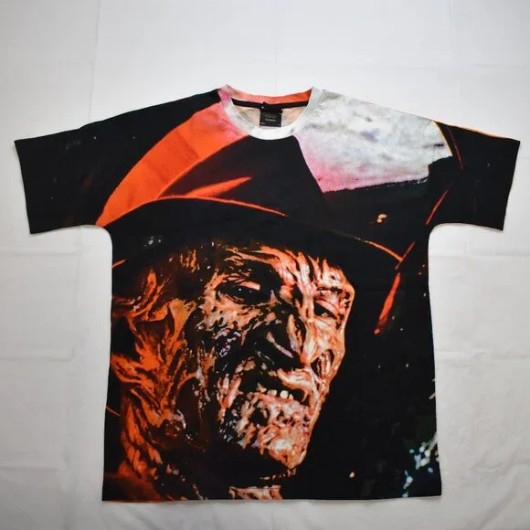 Dumbgood X Nightmare On Elm Street Freddy Krueger Big Face Shirt New Medium - Picture 1 of 7